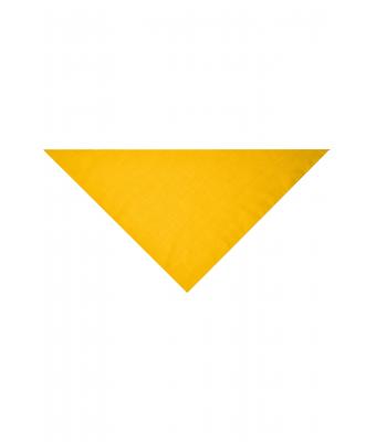 Unisex Triangular Scarf Gold-yellow 7757