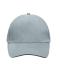 Unisex 5 Panel Sandwich Cap Lichtgrijs/zwart 7759