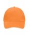 Unisex 5 Panel Sandwich Cap Orange/white 7759