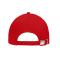 Unisex 5 Panel Sandwich Cap Rood/wit 7759
