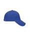 Unisex 5 Panel Sandwich Cap Royal/wit 7759
