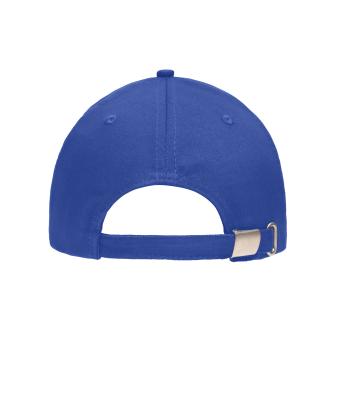 Unisex 5 Panel Sandwich Cap Royal/wit 7759