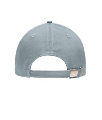 Unisex 5 Panel Sandwich Cap Lichtgrijs/zwart 7759
