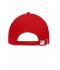 Unisexe Casquette sandwich 5 panneaux Rouge/blanc 7759