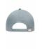 Unisexe Casquette sandwich 5 panneaux Gris-clair/noir 7759