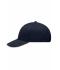Unisex Light Brushed Sandwich Cap Navy/beige 7774