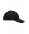 Unisex Light Brushed Sandwich Cap Black/white 7774