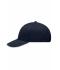 Unisex Light Brushed Sandwich Cap Navy/white 7774
