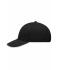 Unisex Light Brushed Sandwich Cap Black/white 7774