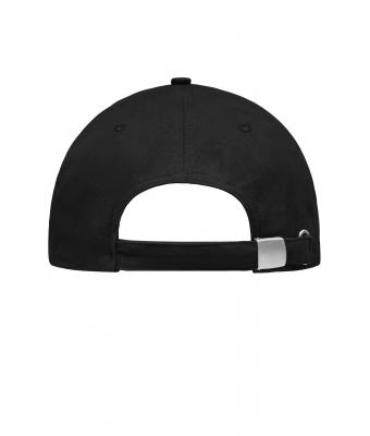 Unisex Light Brushed Sandwich Cap Black/white 7774