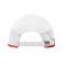 Unisexe Casquette running 4 panneaux Blanc/rouge 7777