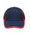 Unisex Running 4 Panel Cap Navy/rood 7777