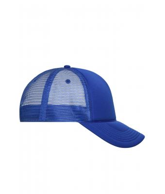 Unisex 5 Panel Retro Mesh Cap Royal/royal 7782