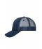 Unisex 5 Panel Retro Mesh Cap Navy/navy 7782