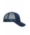 Unisex 5 Panel Retro Mesh Cap Navy/navy 7782