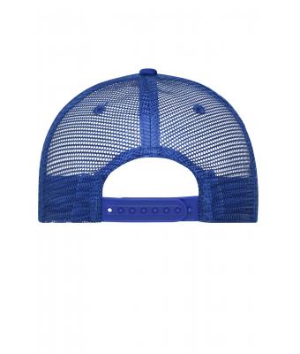 Unisex 5 Panel Retro Mesh Cap Royal/royal 7782