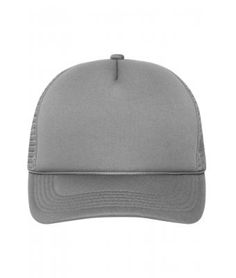 Unisex 5 Panel Retro Mesh Cap Donkergrijs/donkergrijs 7782