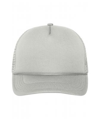 Unisex 5 Panel Retro Mesh Cap Lichtgrijs/lichtgrijs 7782