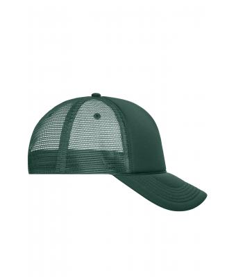 Unisex 5 Panel Retro Mesh Cap Donkergroen/donkergroen 7782