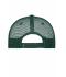 Unisex 5 Panel Retro Mesh Cap Donkergroen/donkergroen 7782