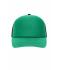 Unisex 5 Panel Retro Mesh Cap Groen/zwart 7782