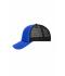 Unisex 5 Panel Retro Mesh Cap Royal/black 7782