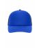Unisex 5 Panel Retro Mesh Cap Royal/black 7782