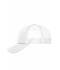 Unisex 5 Panel Retro Mesh Cap White/white 7782