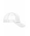 Unisex 5 Panel Retro Mesh Cap White/white 7782