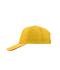 Unisex 5 Panel Promo Sandwich Cap Gold-yellow/red 7783