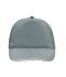 Unisex 5 Panel Promo Sandwich Cap Dark-grey/white 7783