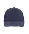Unisex 5 Panel Promo Sandwich Cap Navy/white 7783