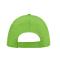Unisex 5 Panel Promo Sandwich Cap Lime-green/white 7783