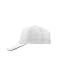 Unisex 5 Panel Promo Sandwich Cap White/navy 7783