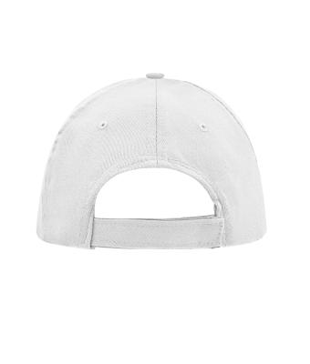 Unisex 5 Panel Promo Sandwich Cap White/navy 7783