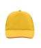 Unisex 5 Panel Promo Sandwich Cap Gold-yellow/red 7783