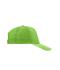 Unisex 5 Panel Promo Sandwich Cap Lime-green/white 7783
