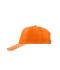 Unisex 5 Panel Promo Sandwich Cap Oranje/wit 7783