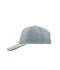 Unisex 5 Panel Promo Sandwich Cap Lichtgrijs/zwart 7783