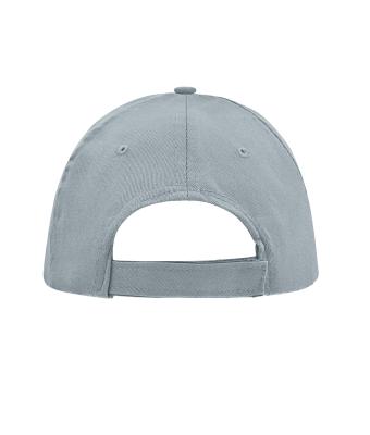Unisex 5 Panel Promo Sandwich Cap Lichtgrijs/zwart 7783