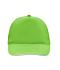 Unisex 5 Panel Promo Sandwich Cap Lime/wit 7783