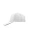 Unisexe Casquette promo 5 panneaux Blanc/marine 7783