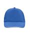 Unisexe Casquette promo 5 panneaux Royal/blanc 7783