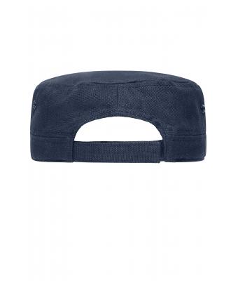 Unisex Military Sandwich Cap Navy/wit 7899