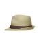 Unisexe Chapeau en papier Sable/marron 8021