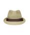 Unisexe Chapeau en papier Sable/marron 8021