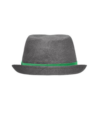 Unisexe Chapeau en papier Gris/vert 8021