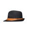 Unisexe Chapeau en papier Noir/orange 8021