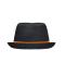 Unisexe Chapeau en papier Noir/orange 8021