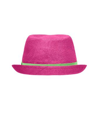 Unisex Street Style Fuchsia/lime-green 8021